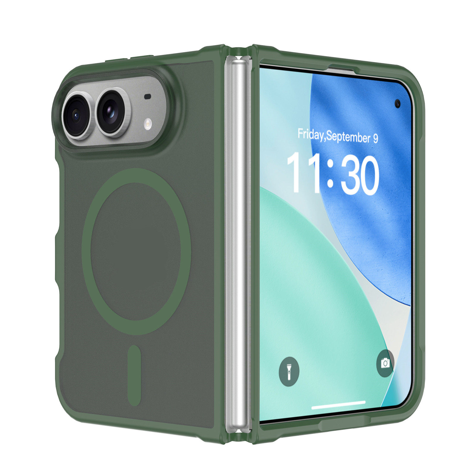 Style 7 — Magnetic Transparent Full-Body iPhone Case