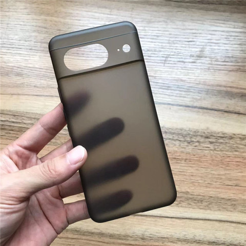 Black transparent — Silicone TPU 8, 8 Pro Google Pixel Phone Case