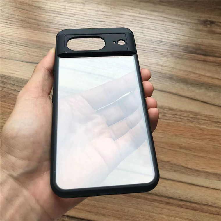 Transparent Clear Crystals Transparent Airbag 4 Corner Shock Absorbing 8, 8 Pro Google Pixel Phone Case