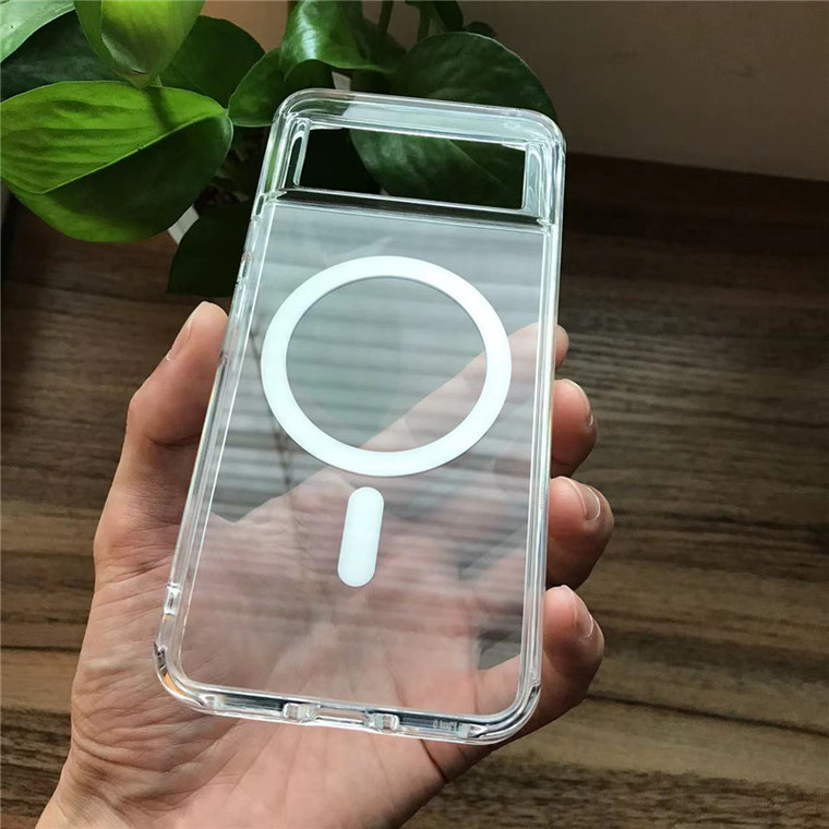 Transparent Clear Crystals Transparent Airbag 4 Corner Shock Absorbing 8, 8 Pro Google Pixel Phone Case