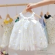 2020 new baby girl dress một 3 ba 4 cô gái váy công chúa trẻ em phong cách phương tây mùa hè váy bồng bềnh của trẻ em - Váy