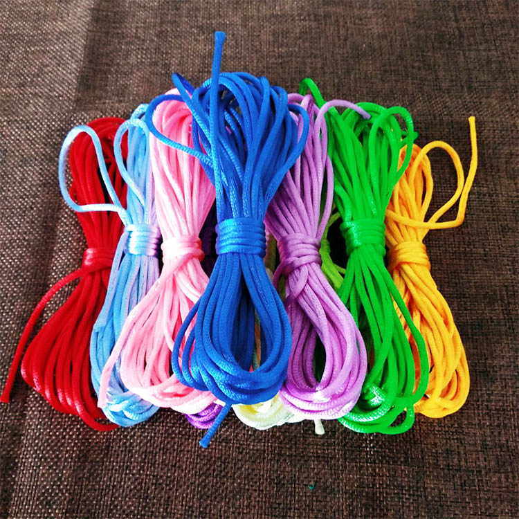 DIY Braided Wire Colored Rope Handmade Material China Knot Rope 10 Color Rope Nursery Wire Rod