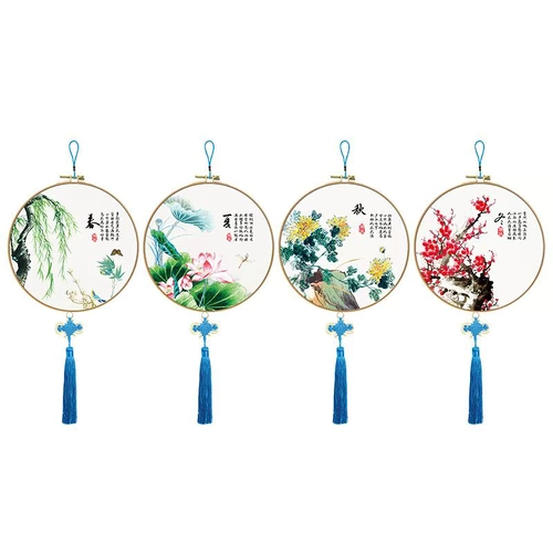 Весна, лето, осенняя и зимняя вышивка стежка 2022 Новые маленькие детали для гостиной спальня Простая, современная маленькая, простая вышивка