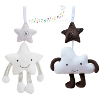 0-3-6-12-month stars Music Ring Suzuki Trolley Pendant Crib Hanging Baby Plush Toy