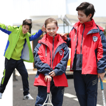 Primary school uniform Autumn and winter stormtrooper suit First and second grade junior high school class uniform Kindergarten uniform windproof three-piece suit