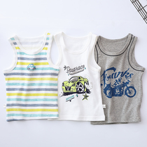 3-pack childrens cotton boys I-shaped hurdle vest summer thin Japanese sleeveless suspender bottoming shirt top