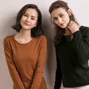 鄂尔多斯清仓【100%山羊绒-圆领】毛衣