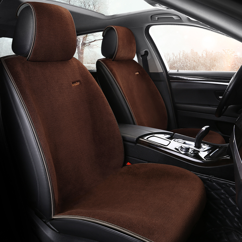 Nile 2022 New Car Cushion Winter Short Plush Car Cushion Winter Warm Wool Cushion Universal Cushion Chair Cover