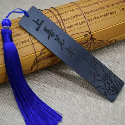 Bookmarks sandalwood custom antique DIY carving Chinese style wooden bookmarks custom retro creative business gifts