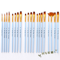 Turn candy doll eyes brush face pen fan tip hook Hook cake gold powder cream sugar biscuit brush