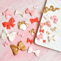 Dolls accessories small decorative bow turn sugar chocolate mold ribbon bow silicone mold mold