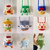 Dragon Boat Festival Egg Bag DIY Handmade Crochet Knitting Material Kit Little Yellow Chicken Parrot Egg Bag Children's Egg Protection Action