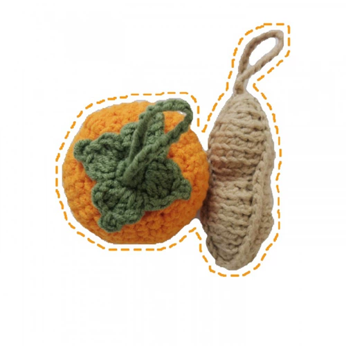 Подвеска ручной работы, плетеный брелок, крючок для вязания, набор материалов, связать своими руками, подарок на день рождения