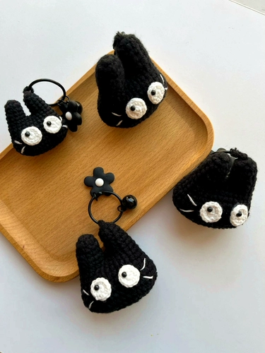 Крючок для вязания, подвеска ручной работы, плетеный набор материалов, небольшая сумка, брелок, кукла, «сделай сам», котенок, подарок на день рождения