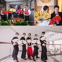 Welcome pro-fan wedding pick-up fan best man fan custom groomsman Group fan groom personality creative fan