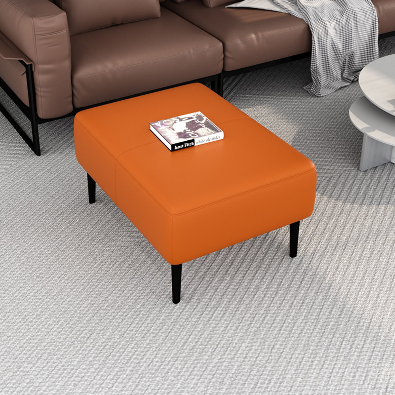 Sofa stool living room household foot stool fashion light luxury shoe stool simple solid wood imperial concubine footrest microfiber leather