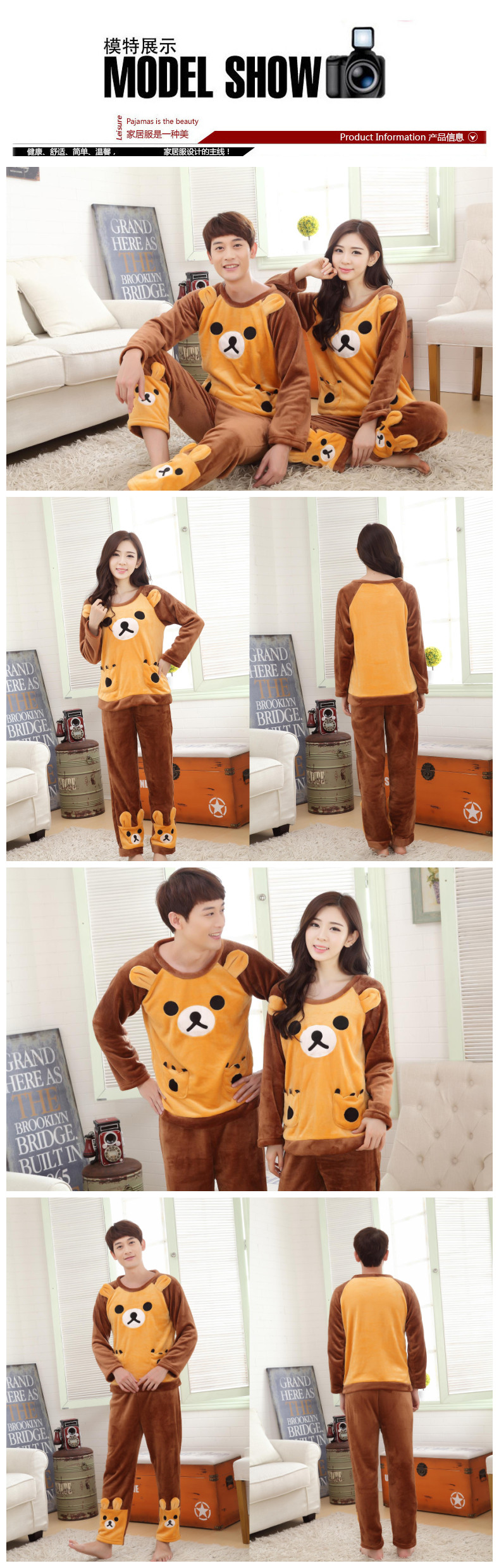 Pyjama mixte OTHER   en Polyester Polyester  à manches longues - Ref 3005594 Image 15