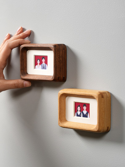 Fridge Magnet Photo Frame for Wedding Registration Photos, Display Stand for Polaroid Photos, Mini Frame for Id Photos