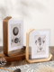 Black Walnut Nordic Acrylic Transparent Display Stand with a High-End Feel ins Simple 6-Inch 7inch 8inch Photo Printing into a Frame