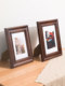 American-Style Retro Photo Frame Display Stand, Exquisite 6inch Creative Solid Wood Desktop Ornaments, Photo Printing, Photo Album Frame, Wall Hanging