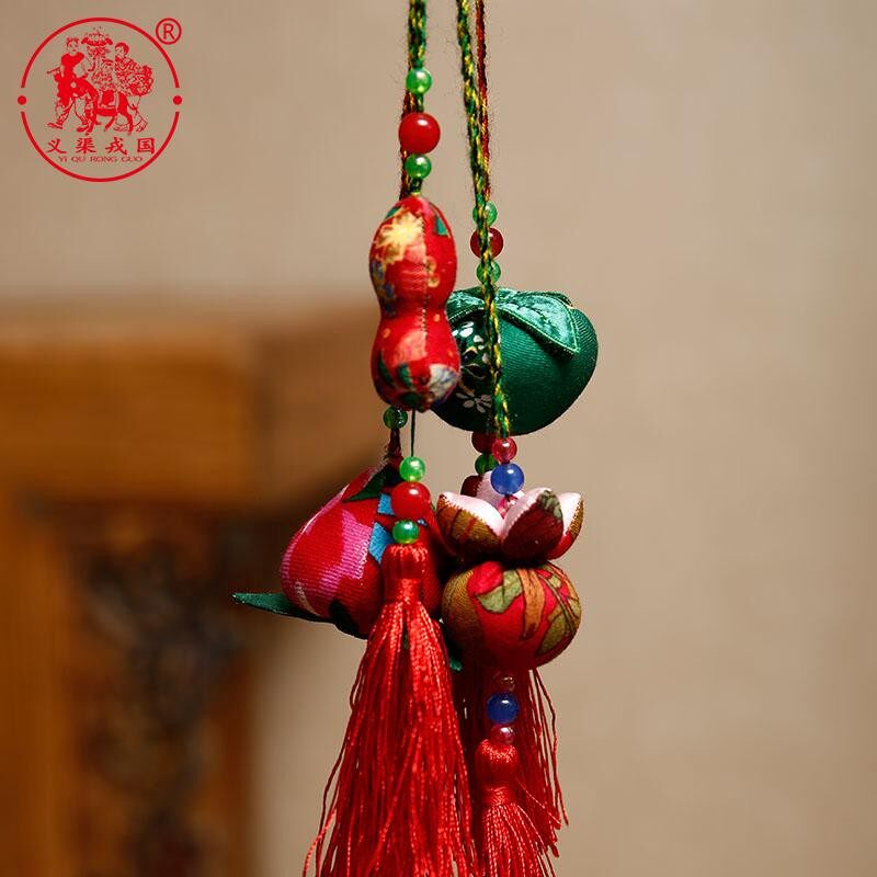 Qingyang sachet wormwood mosquito repellent traditional sachet children's gift car bag pendant anti-mosquito gift