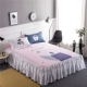 Khăn trải giường bằng vải bông trải giường đơn xù đơn 1,5 / 1,8 m đôi Simmons nệm bọc giường bông váy giường khách sạn