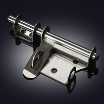 Stainless steel iron door bolt bolt lock door door bolt anti-theft large 304 lock thick welding buckle door pin lock