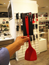 German double man silicone spatula frying pan non-stick pan high temperature cooking utensils kitchen household protection pot spatula