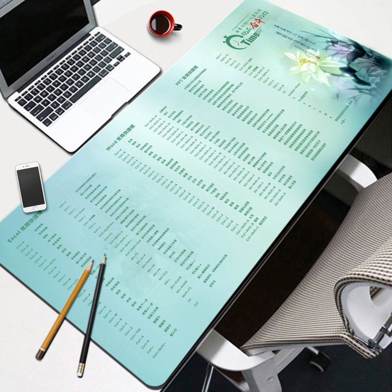 Extreme in wind lock edge cute girls shortcut keypad PS CAD EXCEL WPS tablemat customized
