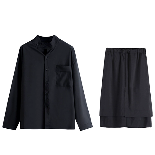 Ассистент парикмахерской, а помощник парикмахерской, магазин, магазин, горячий, окрашивание красителя, батончик рабочего сервиса, официант, установленные с длинным рукавом осенний прилив