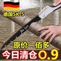 German sharp and fast saw woodworking folding saw new hand saw tree felling tree sawing artifact according to wood hand saw