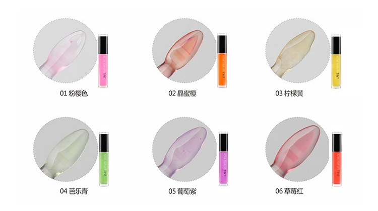 Hàn Quốc Chính hãng BOB Màu thật đổi màu Không chuyển Lip Gloss Không thấm nước Không đánh dấu Cup Không dính Son môi - Son bóng / Liquid Rouge