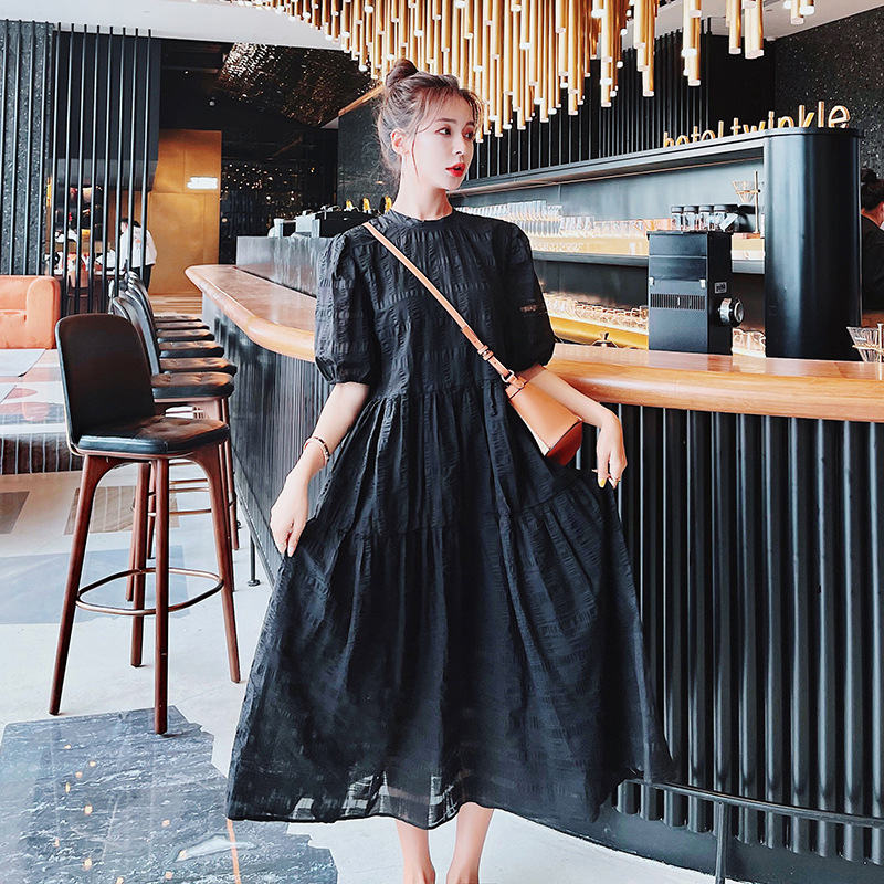 Summer advanced white long skirt, dress, oversize, loose fit, high-quality style, french style Summer advanced white long skirt, dress, oversize, loose fit, high-quality style, french style
