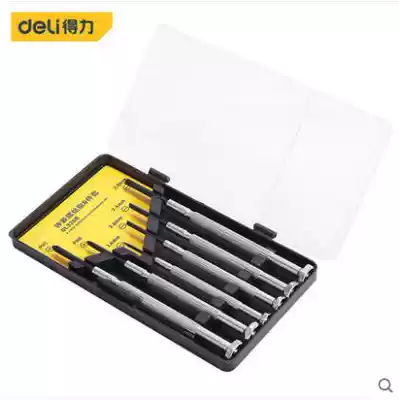 Derri tool small screwdriver set combination cross screwdriver 6-piece set clock screwdriver DL3206