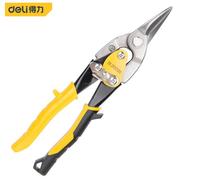 Right tool Straight head left head right head aviation scissors straight mouth stainless steel plate scissors 10 inch iron scissors 250mm