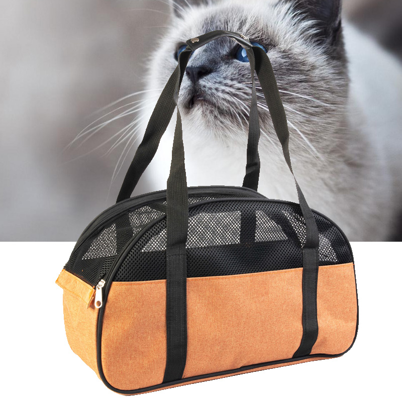 New Summer Breathable Mesh Pet Out Bag Universal Hand Dog Bag Small Portable Travel Big Cat Bag