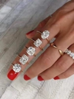 Алмаз для принцессы, бриллиантовое кольцо, с сертификатом GIA, сделано на заказ, один карат