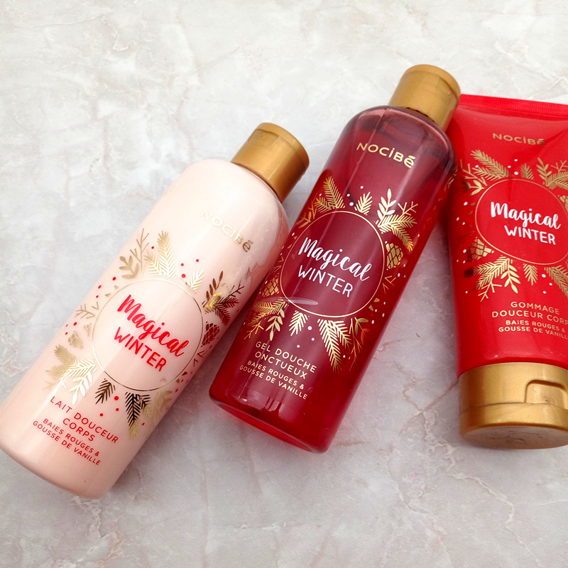 Warm winter welfare French winter magic series Bath products Body milk scrub Bubble bath liquid 2H3