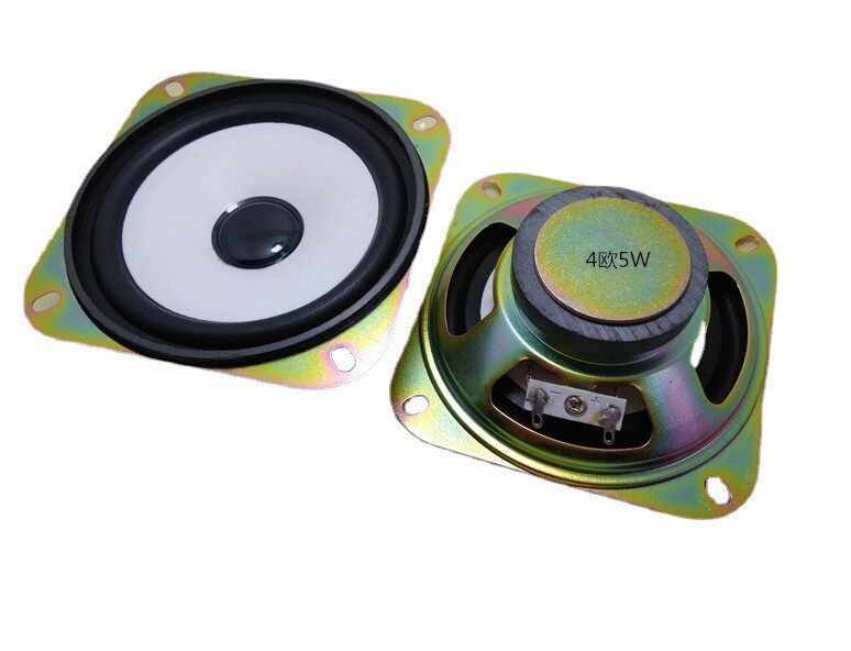 4 inch outside 45 magnetic white pebble side 4 ox5W speaker speaker appearance of generic sound quality pure spot explosion