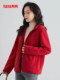 Duck Polar Fleece Short Jacket Women's Stand Collar 2025 Spring and Autumn New Trendy Casual Sports Warm Windproof Jacket
