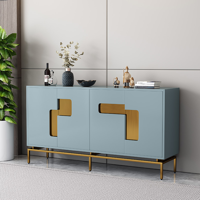 Modern light luxury dining cabinet American minimalist wine cabinet creative storage cabinet living room entrance hall entrance cabinet decorative cabinet