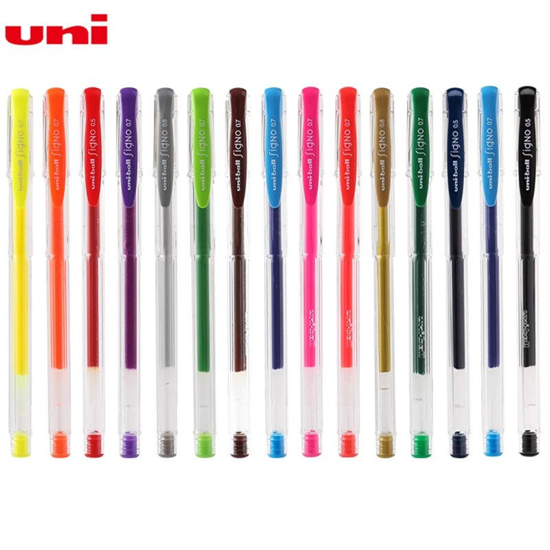 Japan UNI Mitsubishi UM-100 gel pen Mitsubishi color gel pen water-based pen UM100 water-based pen signature pen