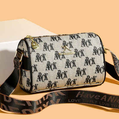 Fashionable soft leather bag for women 2026 new style, trendy and versatile women's single-shoulder crossbody bag, Boston pillow bag, broadband bag