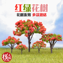 Red Green Blossom Tree Moss Blind Box Sandpan Model Multimeat Micro-Love Landscape Potted Plant Pendulum DIY Material Decorative Framing
