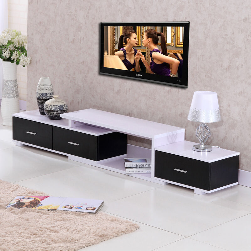 TV Cabinet Minimalist TV Cabinet Ground Cabinet Audiovisual Cabinet TV Enclosure Combined Telescopic TV Cabinet minimalist Cupboard Living Room-Taobao