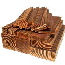 Carbonized wood board anti-corrosion wood board sauna board ceiling anti-corrosion wood outdoor wood board Douglas fir deep carbonized wood