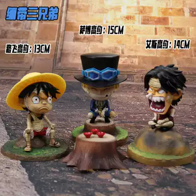 Pirate Hang Pirate King Bandage Rufu Ace Saab Childhood Animation Model Pendings Birthday Gift Doll Model