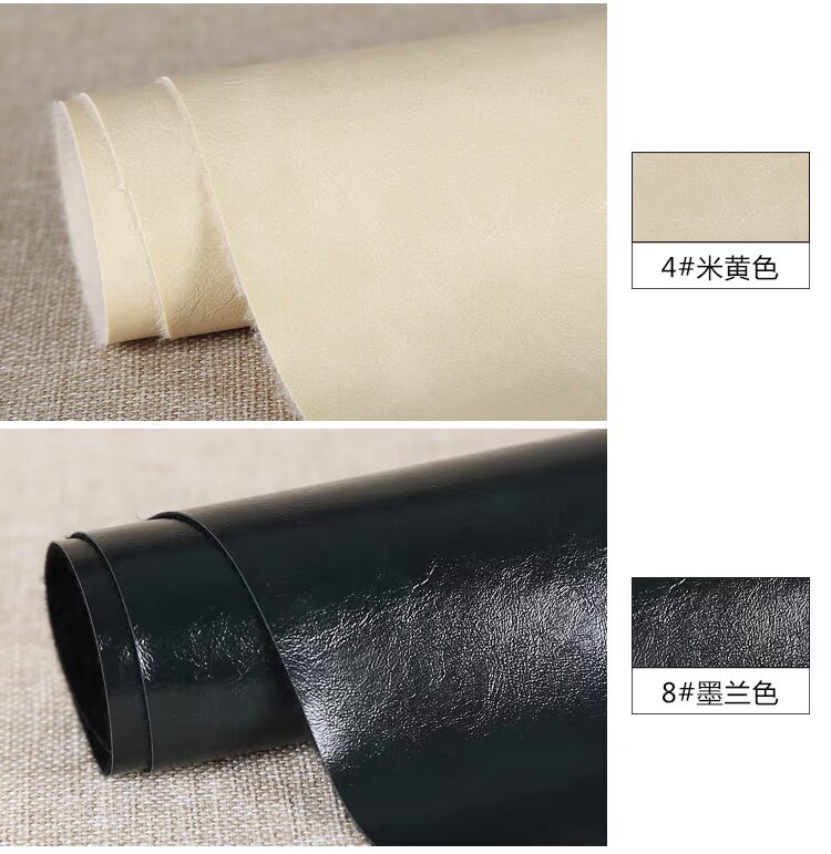 Dầu sáp da pu da vải sofa mềm túi ghế thẻ da nhân tạo tự làm da thủ công da không thấm nước vải linen thô