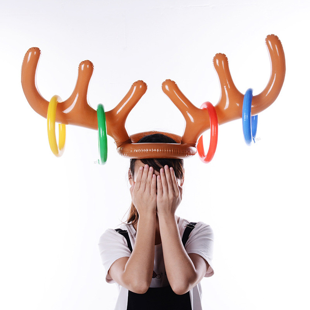 Santa Funiny Reindeer Antler Christophe Toy Infratable