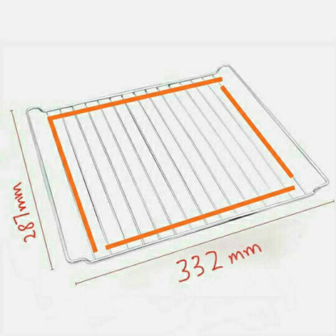 Panasonic 27-litre steaming All596B 59KW 304 stainless steel baking mesh baking pan replacement mesh 334*300mm